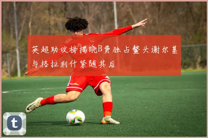 英超助攻榜揭晓B费独占鳌头谢尔基与格拉利什紧随其后